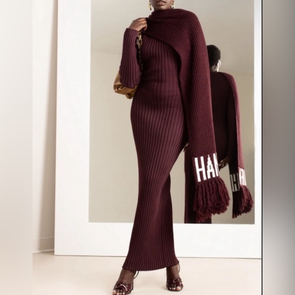 Hanifa Maxi knit dress